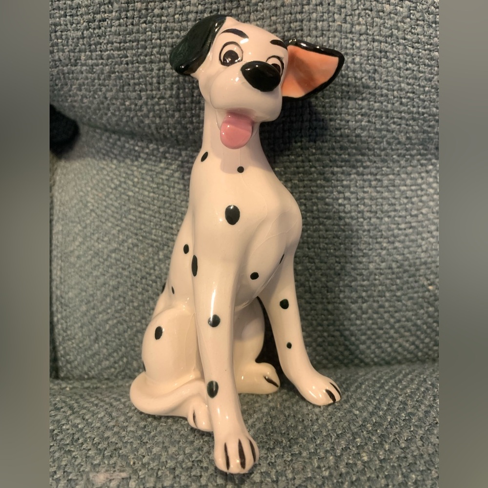 Vintage Walt Disney Productions Japan 101 Dalmations Ceramic "Pongo" Figurine